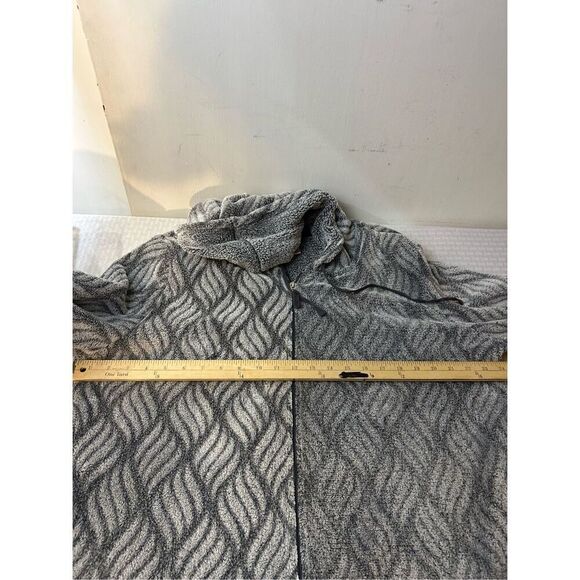 Stan Herman PJ fleece blanket zipper hood jacket large pockets. - Picture 6 of 7